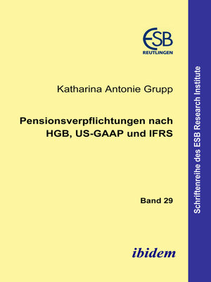 cover image of Pensionsverpflichtungen nach HGB, US-GAAP und IFRS
